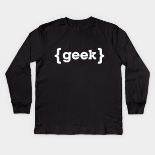 Geek Kids Long Sleeve T-Shirt